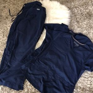 2 sets of Navy Blue Scrubs, Grey’s Anatomy
